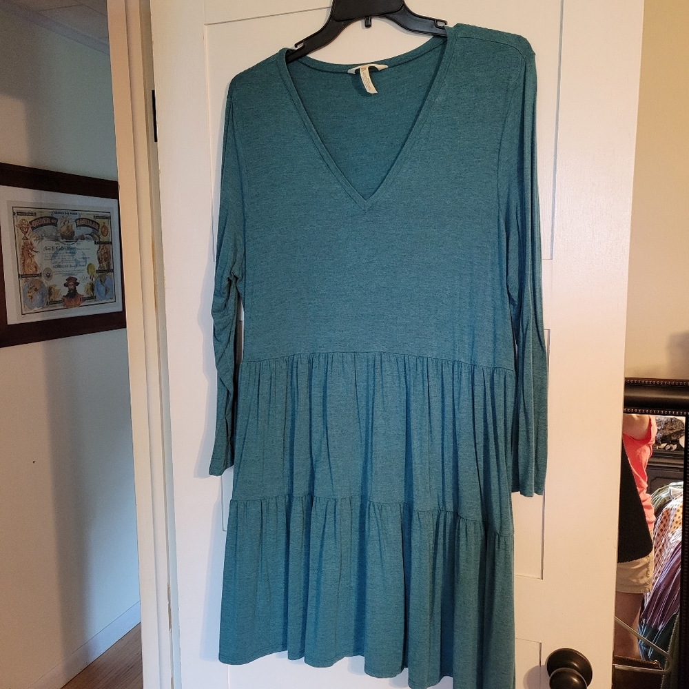 Matilda Jane Teal Long Sleeve Dress